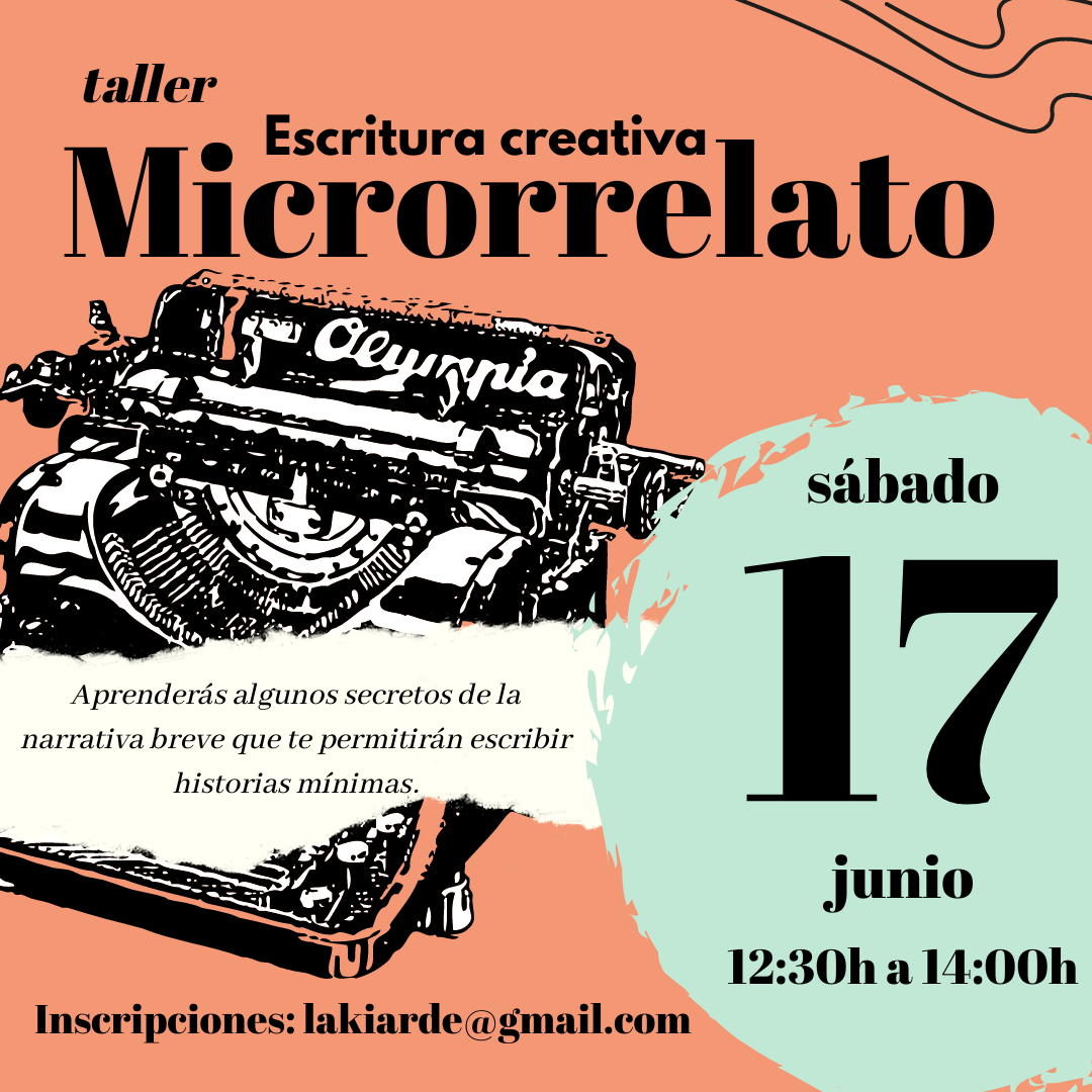 Taller de microrrelato en La ilusa librería en Bilbao.