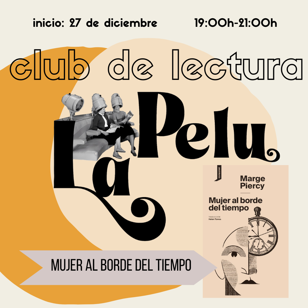cartel club de lectura la pelu diciembre en la ilusa en Bilbao