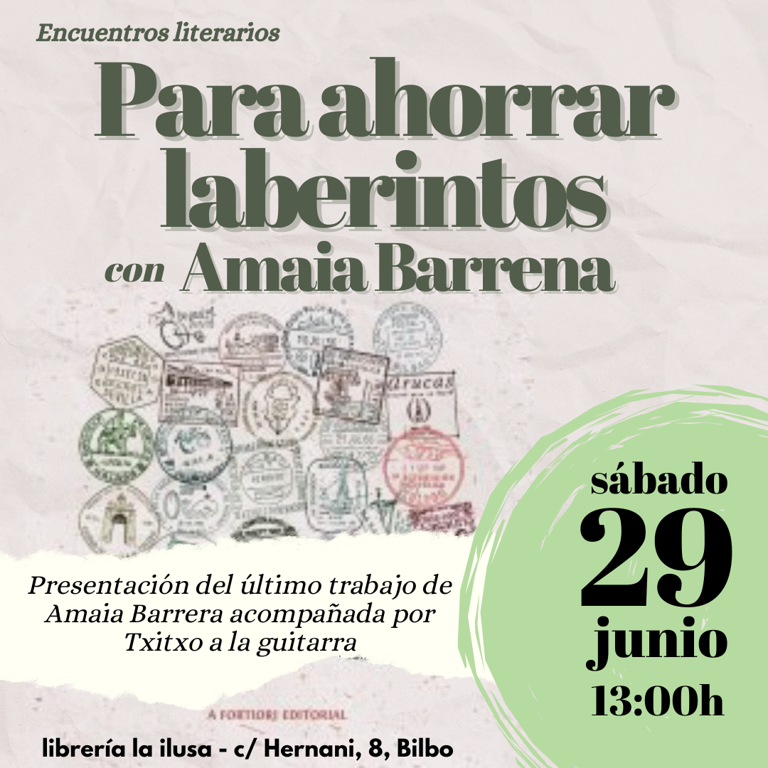 Presentación Libro de Amaia Barrena en la ilusa en Bilbao