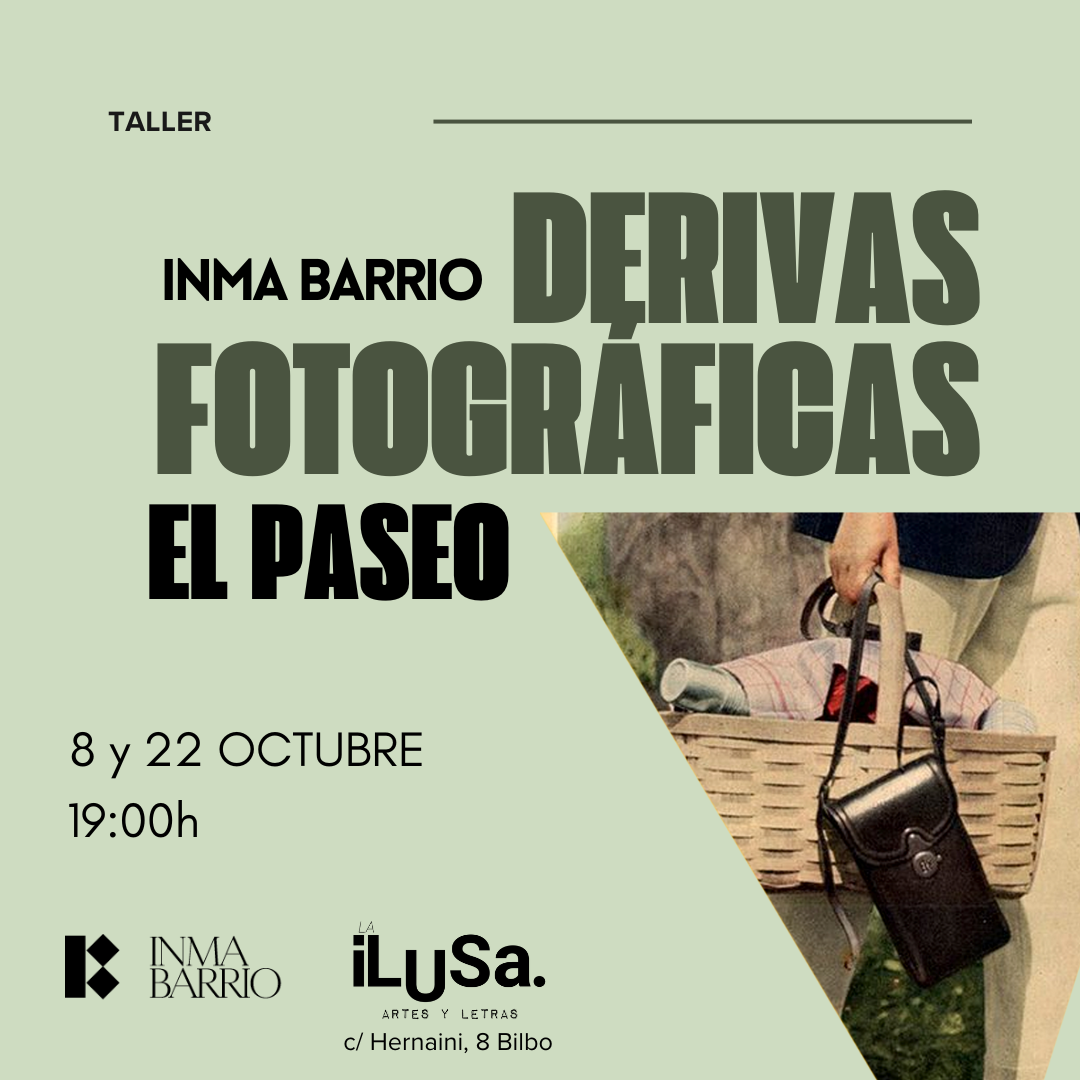 Taller en la ilusa de narración fotográfica, taller de fotografía con Inma barrio. El paseo. En Bilbao.