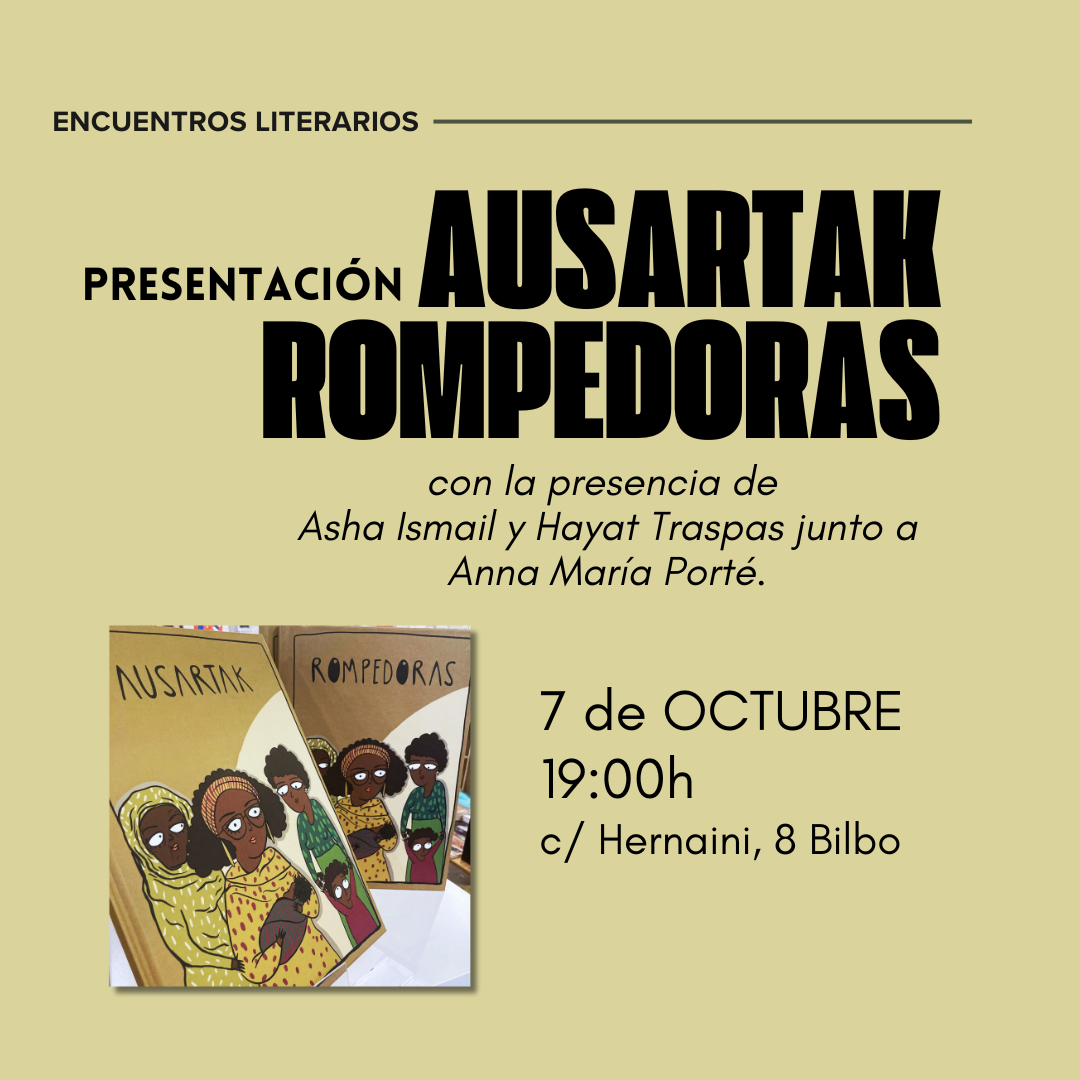 Presentación libro en Bilbao en la ilusa, sobre la mutilación genital femenina