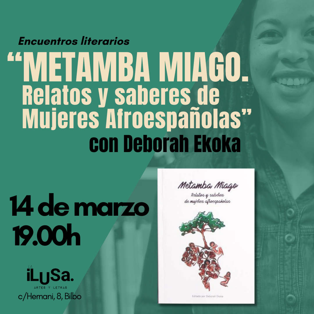 Presentación libro en bilbao Deborah Ekoka mujeres afroespañolas áfrica