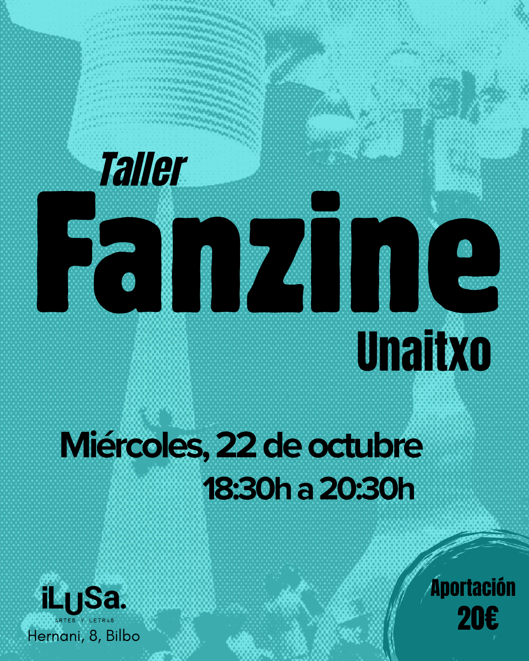 Taller de Fanzine en Bilbao en La ilusa.