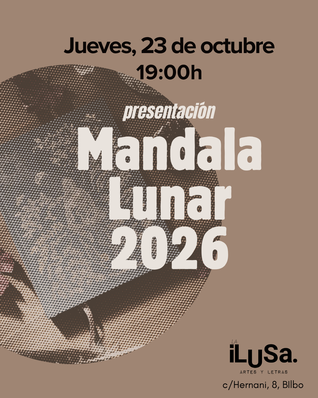 Presentación libro MandalaLunar 2026 en la ilusa en Bilbao
