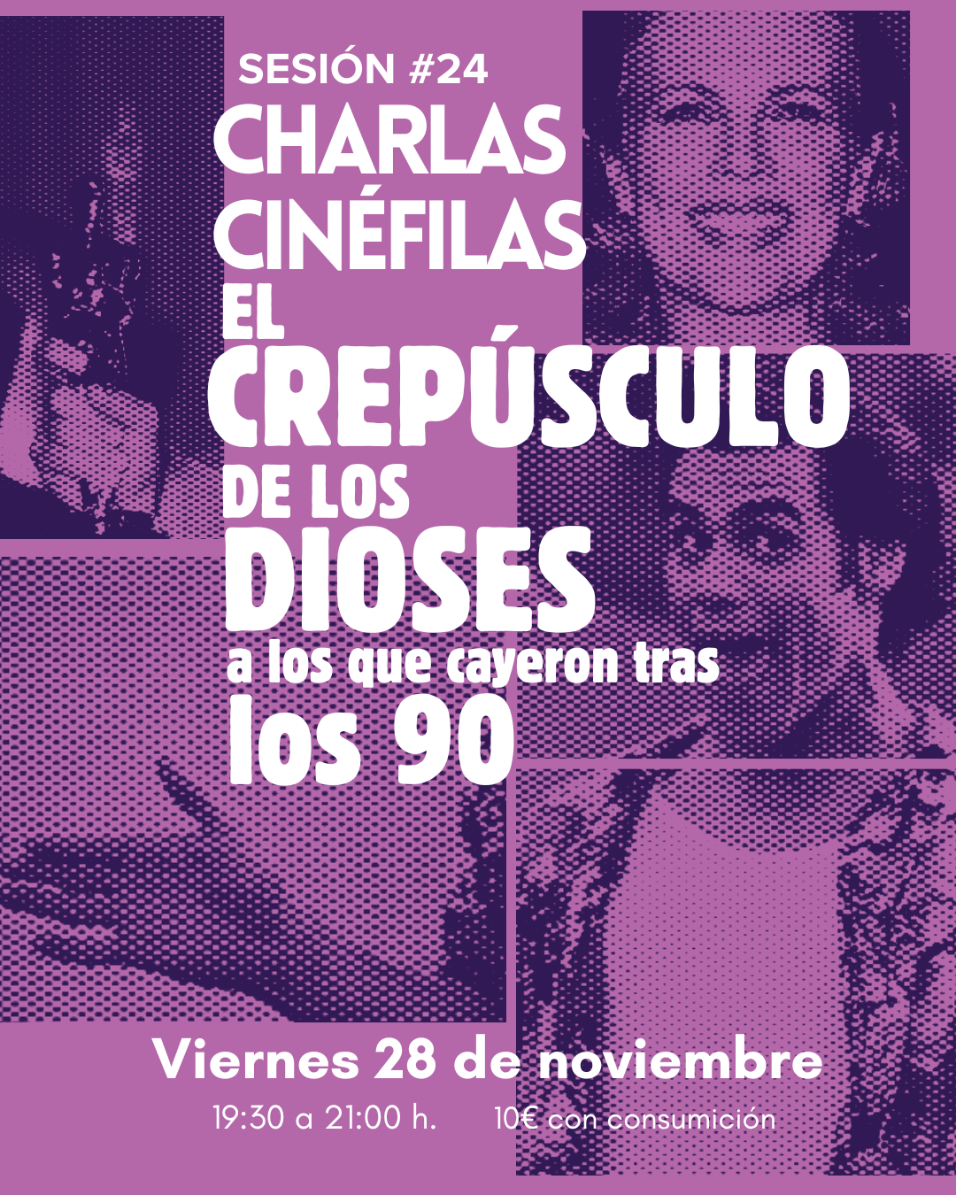 charlas de cine sesión 24 el crepúsculo de los dioses. en la ilusa Bilbao