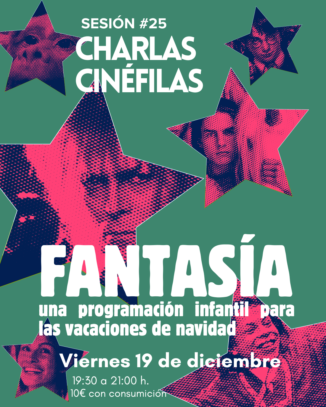 charlas de cine en La ilusa, Navidad en Bilbao. películas de fantasía.